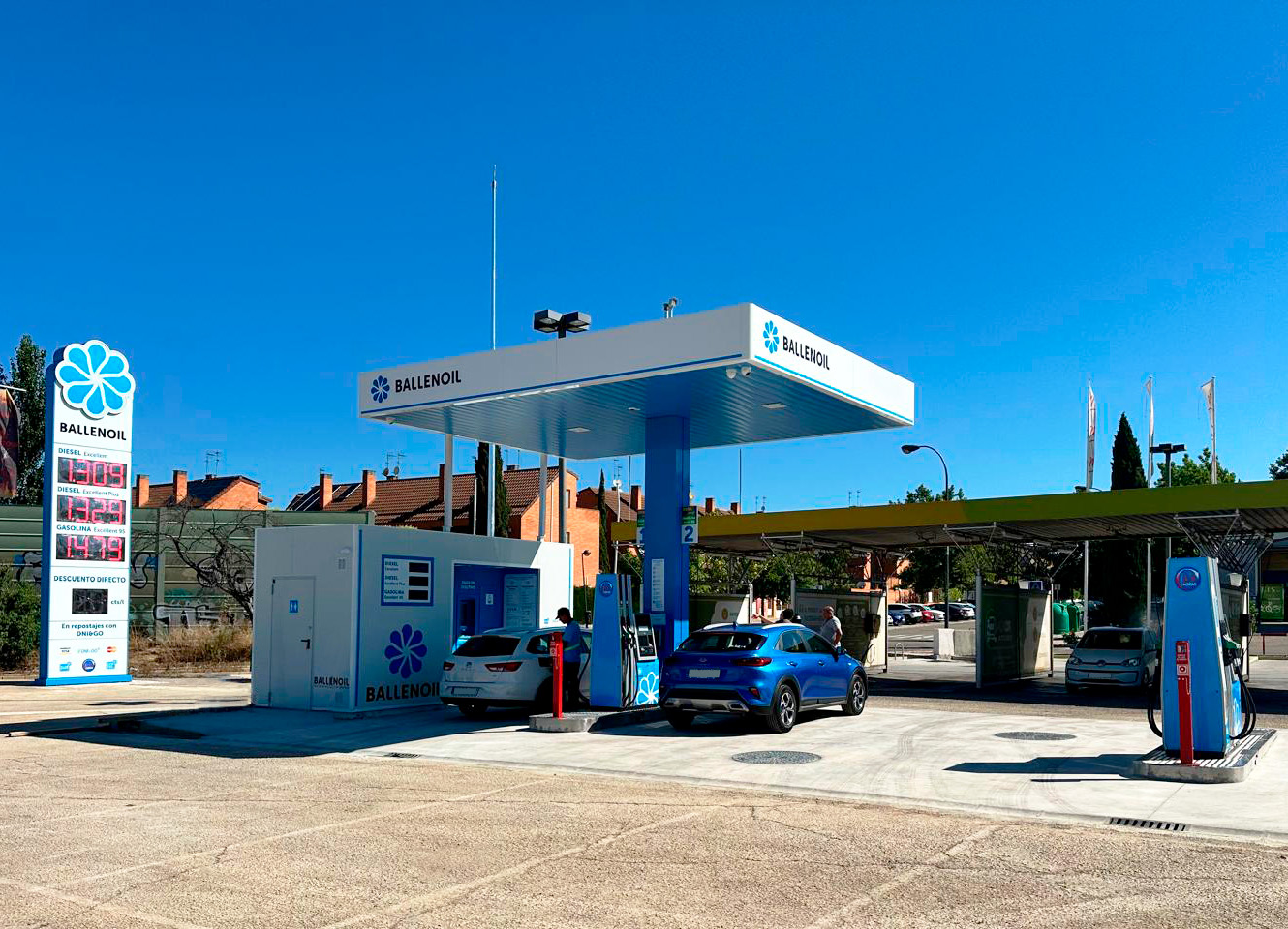 Gasolinera Ballenoil en Getafe